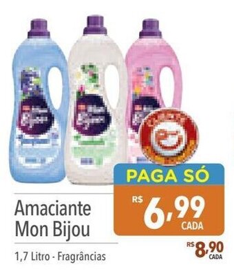 Supermercados Condor Amaciante Mon Bijou 1,7 Litro - Fragrâncias oferta