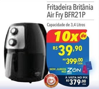 Supermercados Condor Fritadeira Britânia Air Fry BFR21P oferta