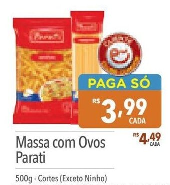 Supermercados Condor Massa com Ovos Parati 500g-Cortes (Exceto Ninho) oferta