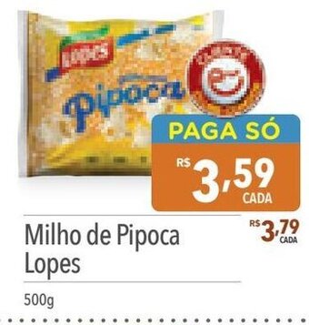 Supermercados Condor Milho de Pipoca Lopes 500g oferta