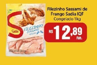Fort Atacadista Filezinho Sassami de Frango Sadia IQF Congelado 1kg oferta
