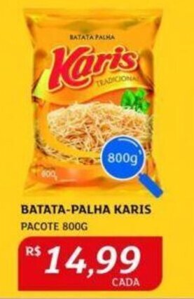 Assaí Atacadista BATATA-PALHA KARIS PACOTE 800G oferta