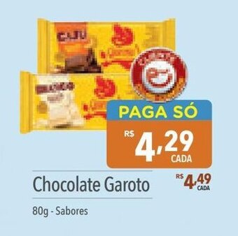 Supermercados Condor Chocolate Garoto 80g - Sabores oferta