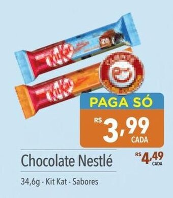 Supermercados Condor Chocolate Nestlé 34,6g - Kit Kat-Sabores oferta