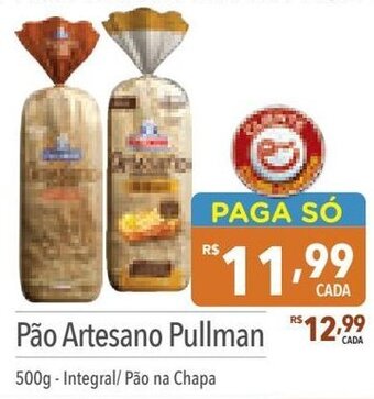 Supermercados Condor Pão Artesano Pullman 500g - Integral/ Pão na Chapa oferta
