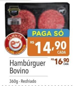 Supermercados Condor Hambúrguer Bovino 360g-Resfriado oferta