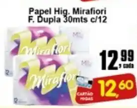 Papel Hig. Miraflori Folha Dupla 30mts c/12