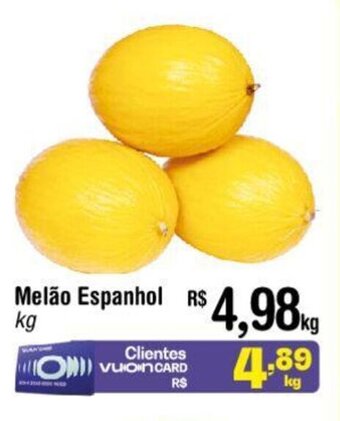 Fort Atacadista Melão Espanhol kg oferta