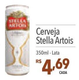 Supermercados Condor Cerveja Stella Artois 350ml-Lata oferta