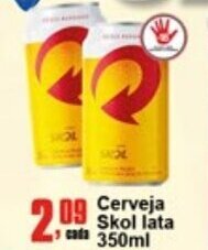 Higa's Supermercado Cerveja Skol lata 350ml oferta
