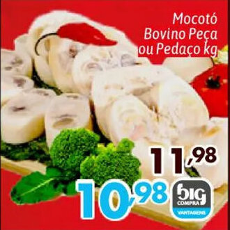 Supermercados Big Compra Mocotó Bovino Peça ou Pedaço kg oferta