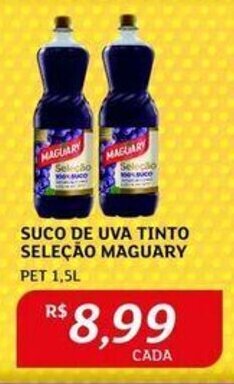 Assaí Atacadista SUCO DE UVA TINTO SELEÇÃO MAGUARY PET 1,5L oferta