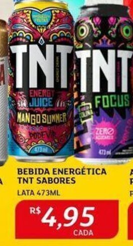 Assaí Atacadista BEBIDA ENERGÉTICA TNT SABORES LATA 473ML oferta