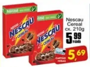 Higa's Supermercado Nescau Cereal cx. 210hg oferta