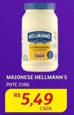 Assaí Atacadista MAIONESE HELLMANN'S POTE 250G oferta