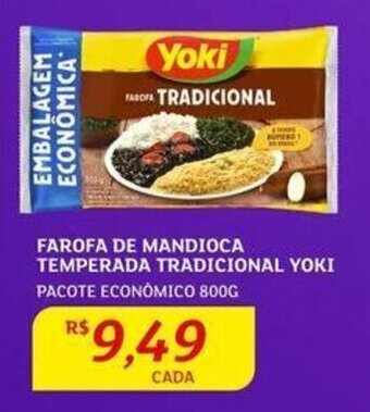 Assaí Atacadista FAROFA DE MANDIOCA TEMPERADA TRADICIONAL YOKI PACOTE ECONOMICO 800G oferta