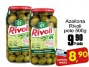 Higa's Supermercado Azeitona Rivoli pote 500g oferta