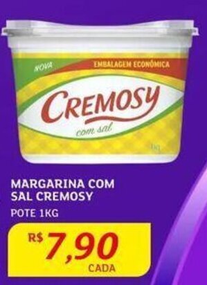 Assaí Atacadista MARGARINA COM SAL CREMOSY POTE 1KG oferta