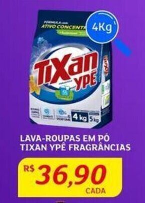 Assaí Atacadista LAVA-ROUPAS EM PÓ TIXAN YPE FRAGRÂNCIAS oferta
