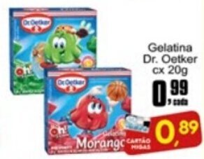 Higa's Supermercado Gelatina Dr. Oetker cx 20g oferta