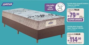 Deltasul Colchão Mola Xangrilá Casal + Base p/ Colchão oferta