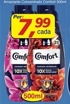 Supermercados Guanabara Amaciante Concentrado Comfort 500ml oferta