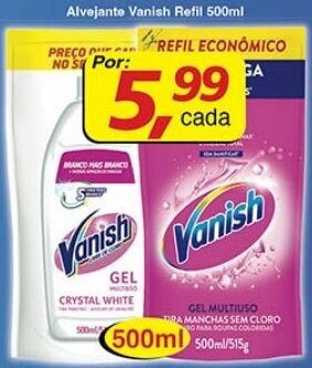 Supermercados Guanabara Alvejante Vanish Refil 500ml oferta