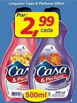 Supermercados Guanabara Limpador Casa & Perfume 500ml oferta