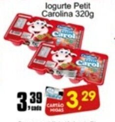 Higa's Supermercado Iogurte Petit Carolina 320g oferta