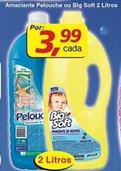 Amaciante Pelouche ou Big Soft 2 Litros