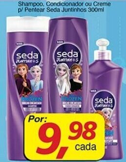 Supermercados Guanabara Shampoo, Condicionador ou Creme p/ Pentear Seda Juntinhos 300ml oferta