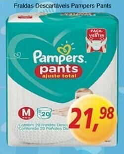 Supermercados Guanabara Fraldas Descartáveis Pampers Pants oferta