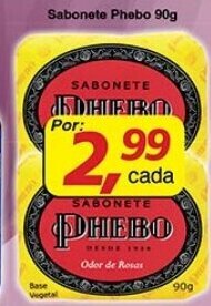 Supermercados Guanabara Sabonete Phebo 90g oferta