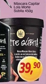 Máscara Capilar Lola Morte Súbita 450g