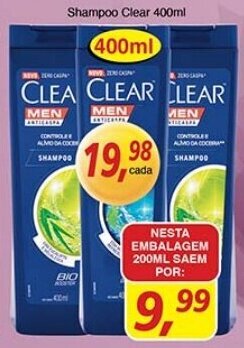 Supermercados Guanabara Shampoo Clear 200ml oferta