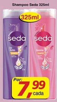 Supermercados Guanabara Shampoo Seda 325ml oferta