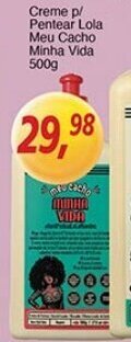Creme p/ Pentear Lola Meu Cacho Minha Vida 500g