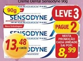 Supermercados Guanabara Creme Dental Sensodyne 90g oferta