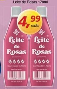 Supermercados Guanabara Leite de Rosas 170ml oferta
