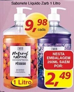 Supermercados Guanabara Sabonete Líquido Zarb 250ml oferta