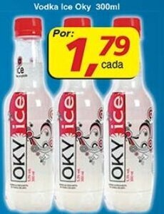 Supermercados Guanabara Vodka Ice Oky 300ml oferta