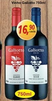 Supermercados Guanabara Vinho Galiotto 750ml oferta