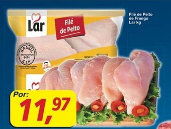 Supermercados Guanabara Filé de Peito de Frango Lar kg oferta