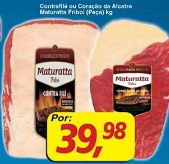 Supermercados Guanabara Contrafilé ou Coração da Alcatra Maturatta Friboi (Peça) kg oferta