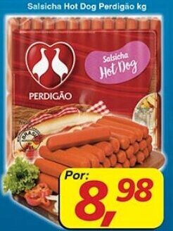 Supermercados Guanabara Salsicha Hot Dog Perdigão kg oferta