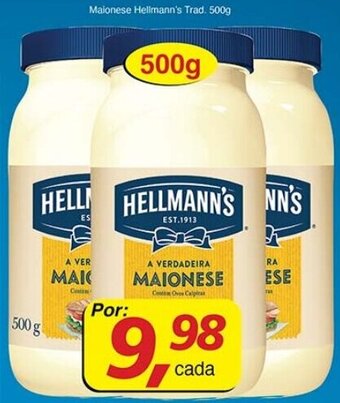 Supermercados Guanabara Maionese Hellmann's Trad. 500g oferta