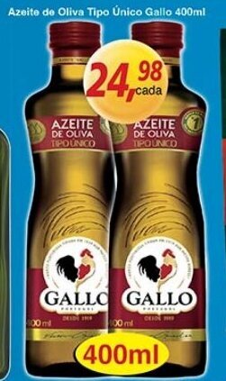 Supermercados Guanabara Azeite de Oliva Tipo Único Gallo 400ml oferta