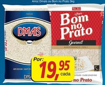 Supermercados Guanabara Arroz Dmais ou Bom no Prato 5kg oferta