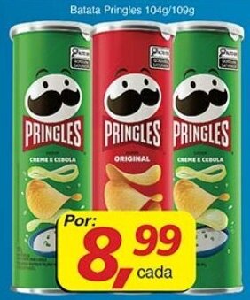 Supermercados Guanabara Batata Pringles 104g/109g oferta