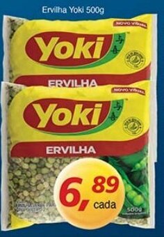 Supermercados Guanabara Ervilha Yoki 500g oferta